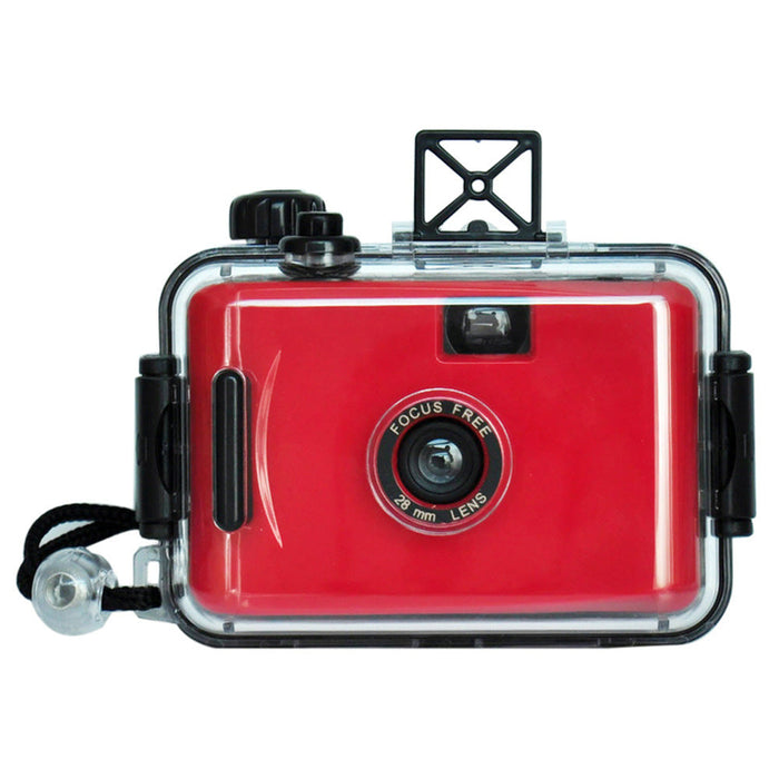 Red Waterproof Reusable Analog/Film Camera