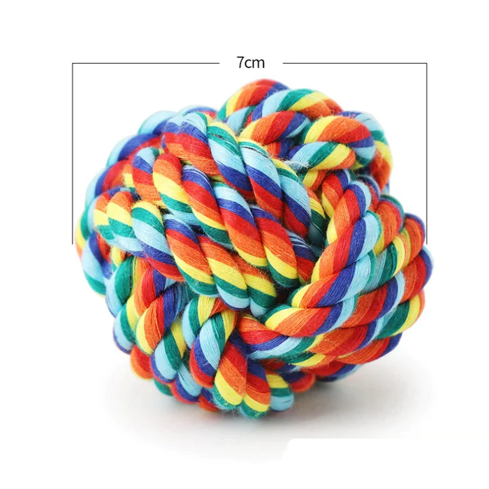 Colorful Rope Dog Toy - Set | Multiple Colors