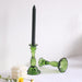 Glass Candle Holder | Green