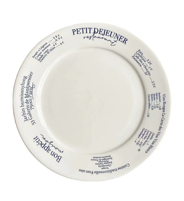 French Vintage Style Plate