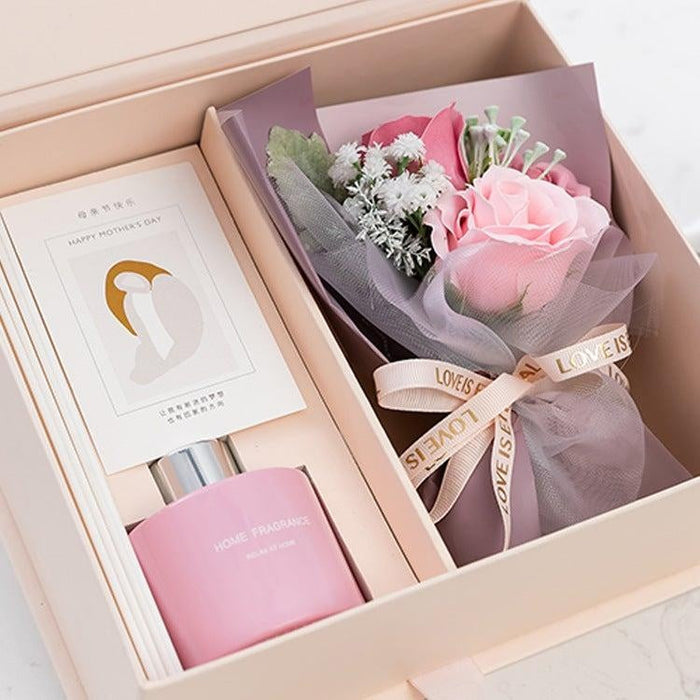 Diffuser & Flower Gift Set | Multiple Colors