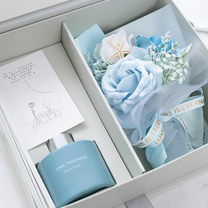 Diffuser & Flower Gift Set | Multiple Colors-sourcy-global.myshopify.com-