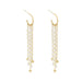 Tassel Earrings with Pearl & Gold Chains-sourcy-global.myshopify.com-
