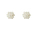 Flower Bouquet Resign Earrings | White