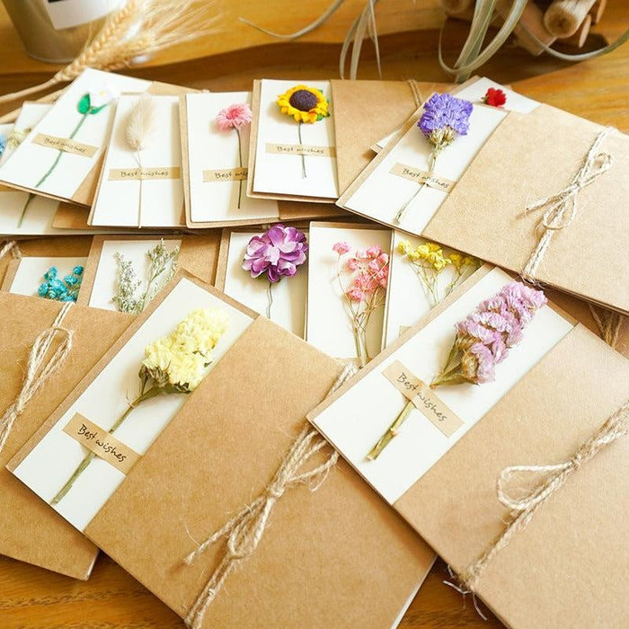 Dried Flower Craft Card | Multiple Styles