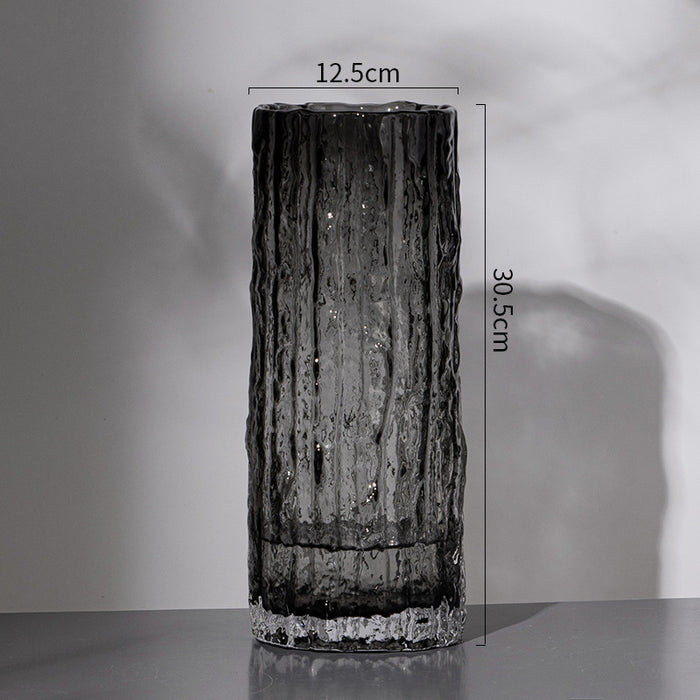 Cylindrical Glacier Flower Vase | Multiple Styles