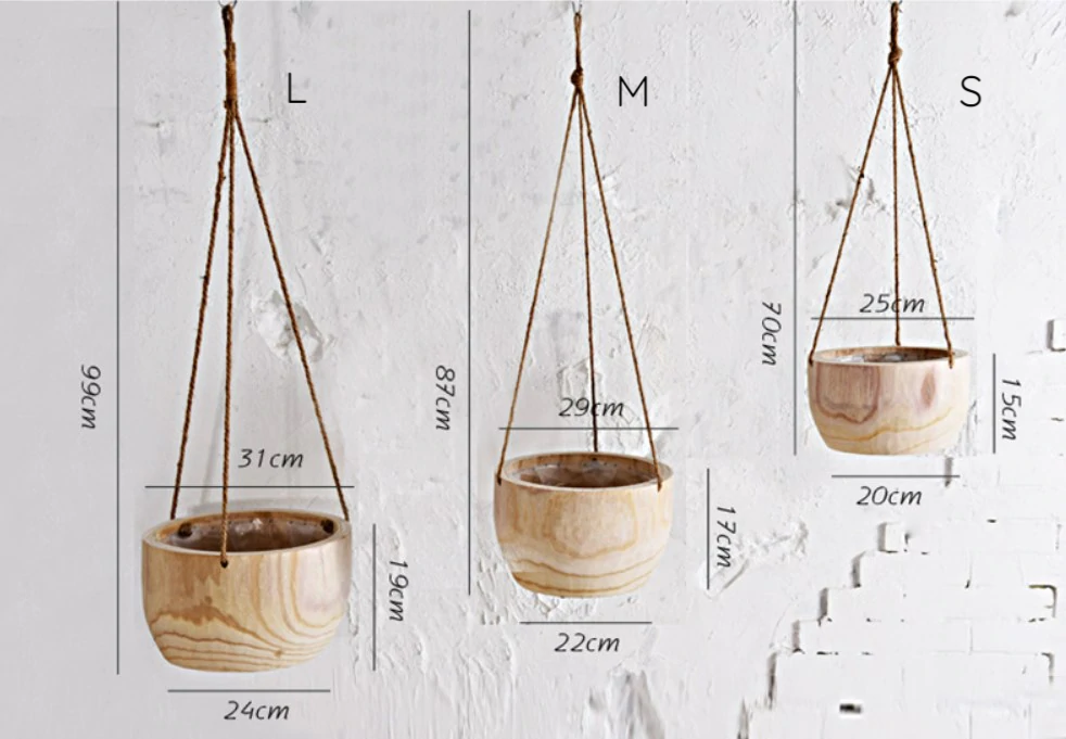 Wooden Standing Pot | Multiple Styles