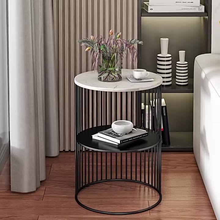Dual Caged Bedside Table | Multiple Styles