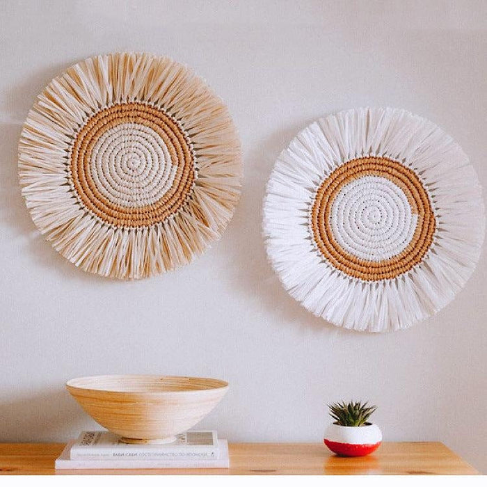 Straw Woven Wall Decoration | Multiple Styles