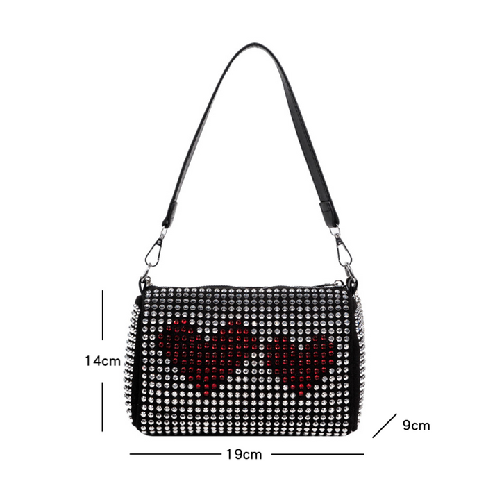 Rhinestone Bags with Chain | Multiple Colors