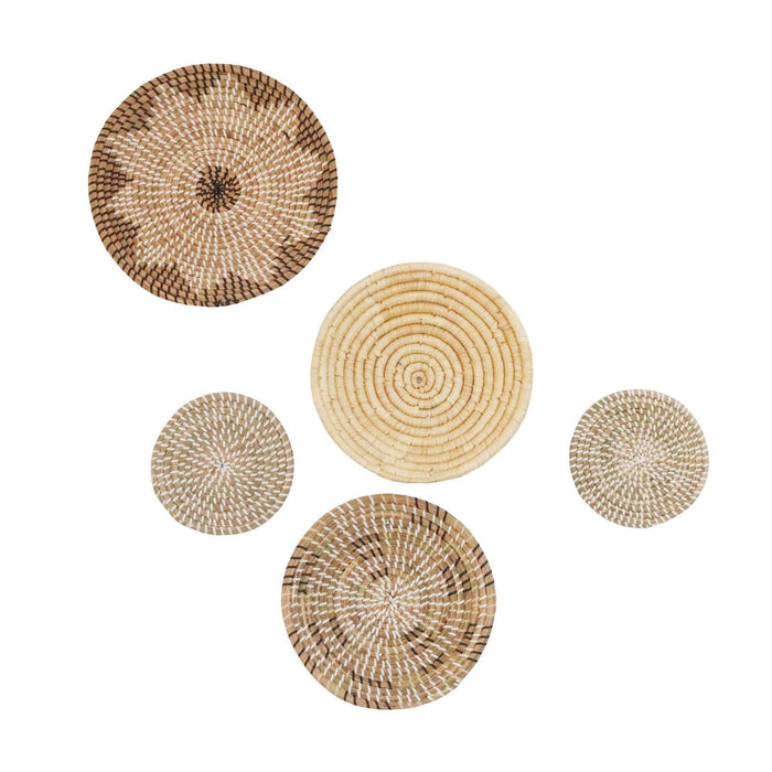 Straw Woven Style Wall Decoration