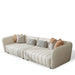Cream Cushioned Leather Sofa | Multiple Styles