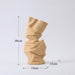 Crumpled Effect Ceramic Vases | Multiple Styles