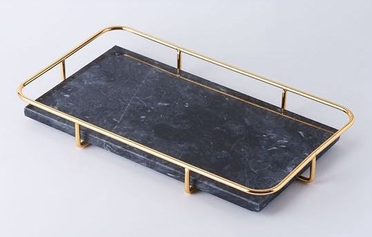 Vanity Square Marble Tray | Multiple Styles