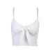 Cropped Bow Knit Tank Top | Multiple Styles
