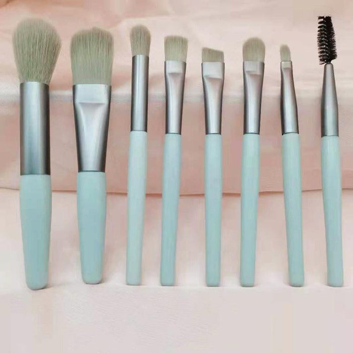 Soft Make Up Brushes with Bag | Multiple Colors