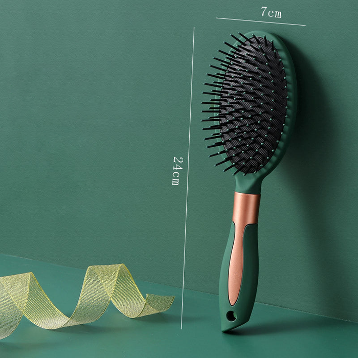 Green & Gold Hair Brush | Multiple Styles