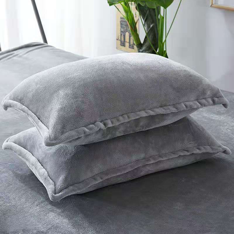 Gray Fleece Pillowcase | Multiple Styles