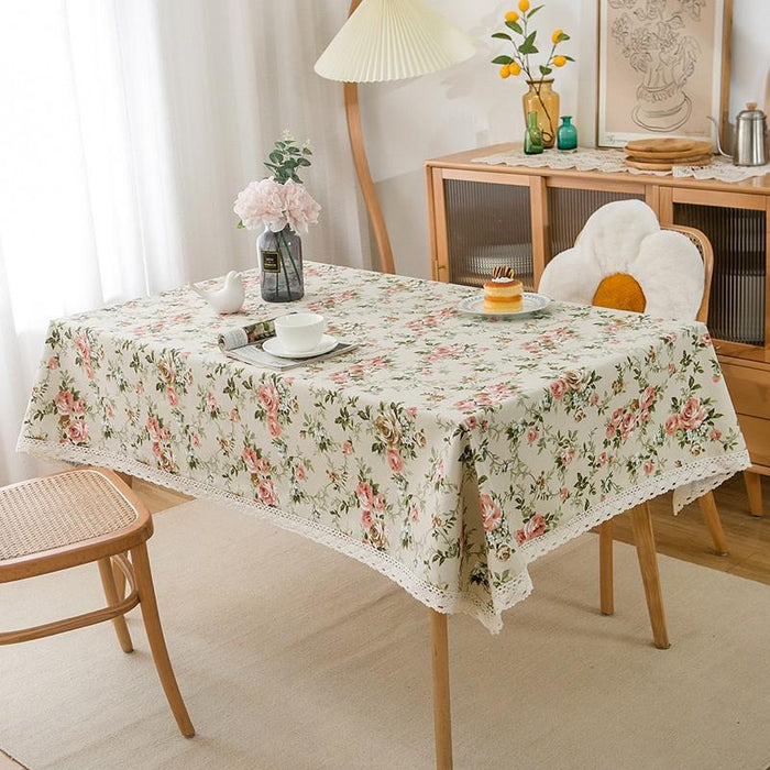 Rural Style Decorative Large Square Tablecloths | Multiple Styles