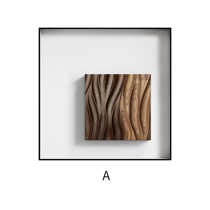 3D Wooden Texturized Mural Frame | Multiple Styles