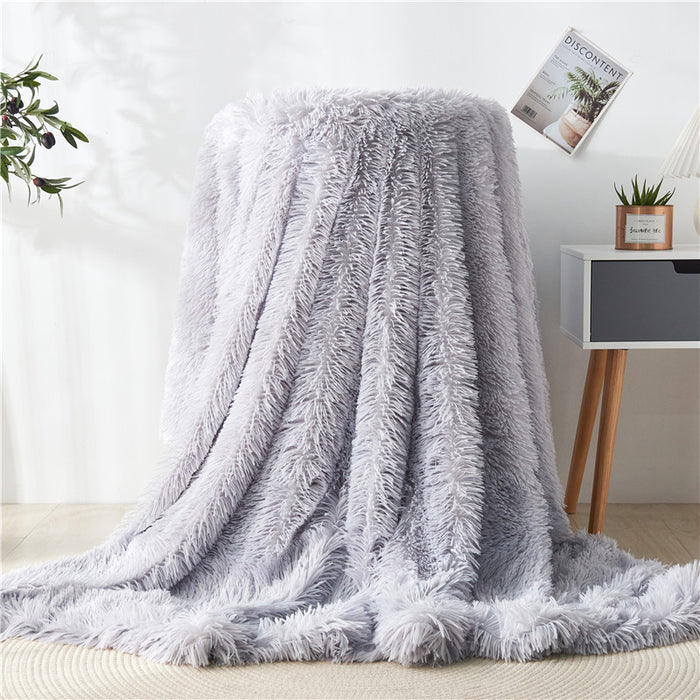 Fuzzy Faux Fur Throw Blanket | Multiple Styles