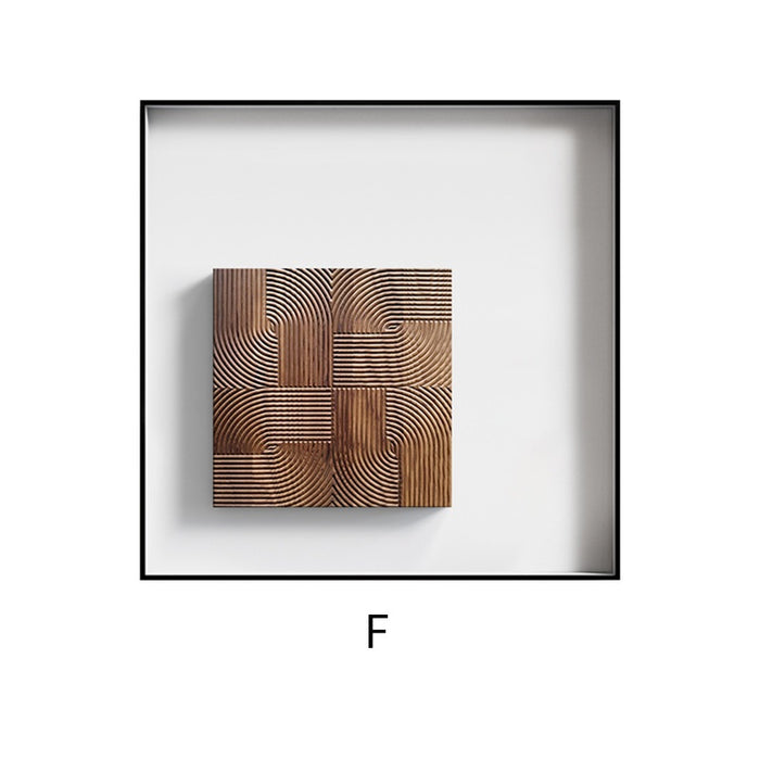 3D Wooden Texturized Mural Frame | Multiple Styles