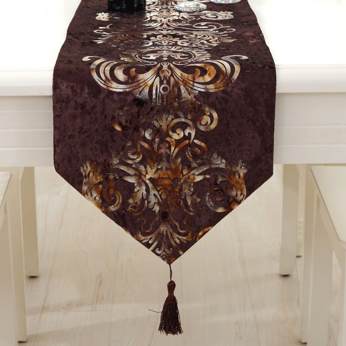 Luxury Embroidered Table Runner | Multiple Colors