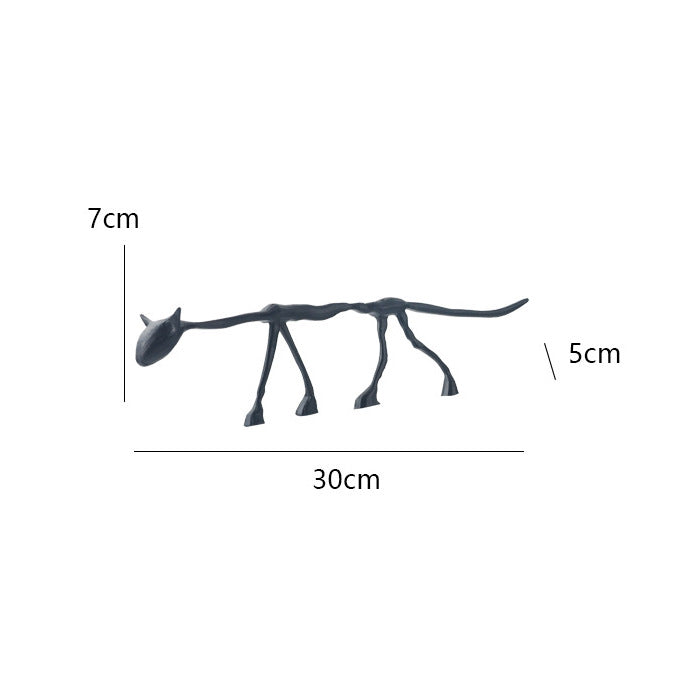 Modern Art Animal Sculpture Statue | Multiple Colors