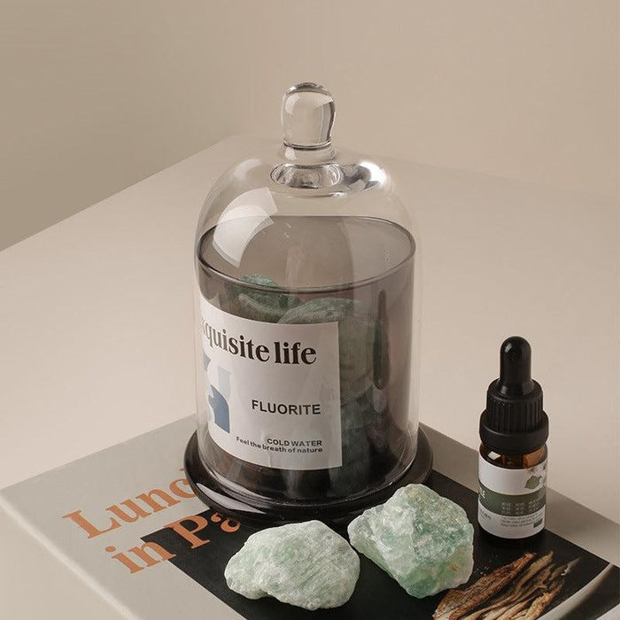 Crystal Fragrance Stone + Aromatic Oil Set