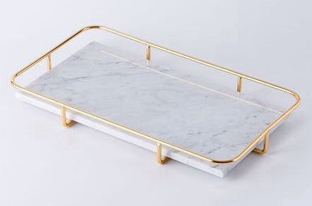 Vanity Square Marble Tray | Multiple Styles