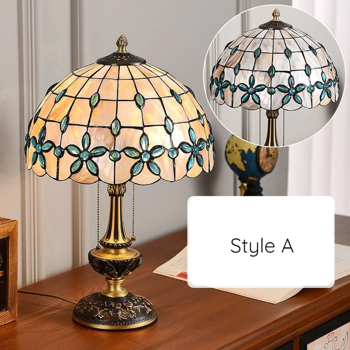 Pearl Stained Glass Lamp | Multiple Styles